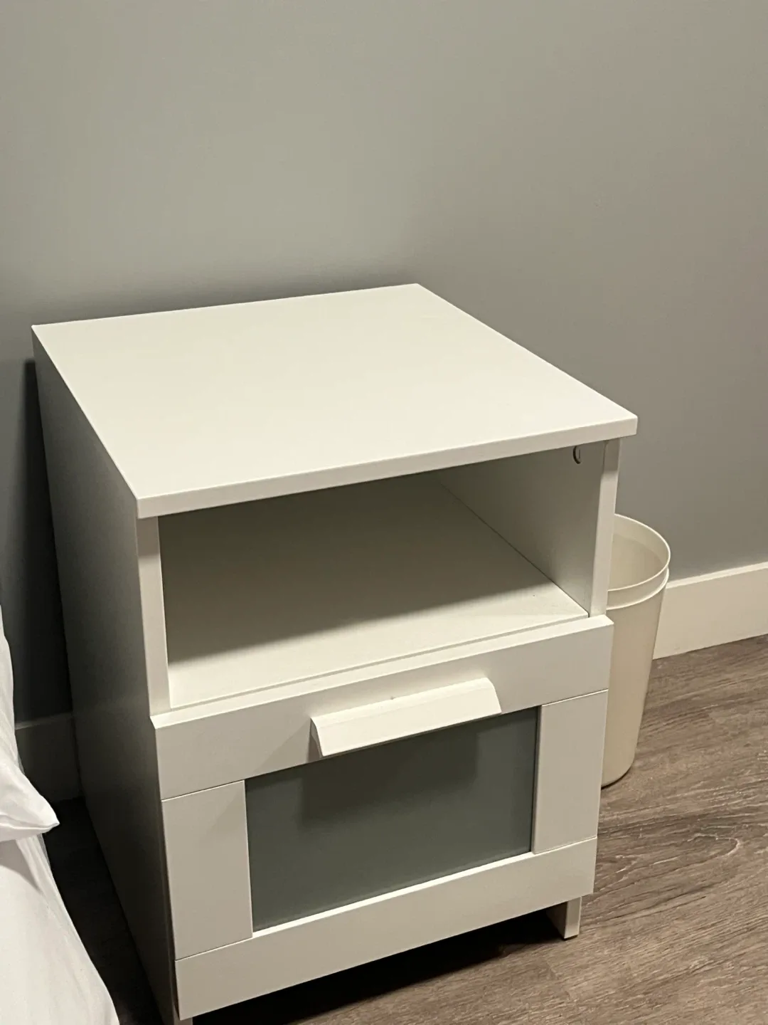 IKEA Hemnes White Nightstand thumbnail