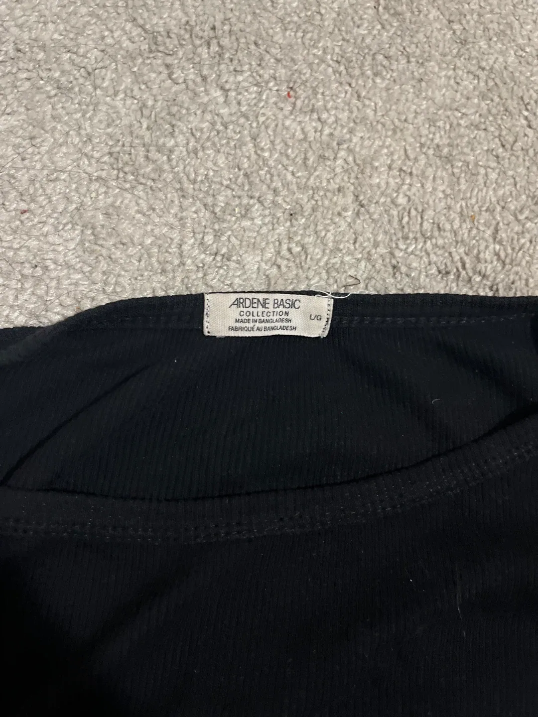 Ardene Basic Black T-Shirt - Size L/G image indicator(2)