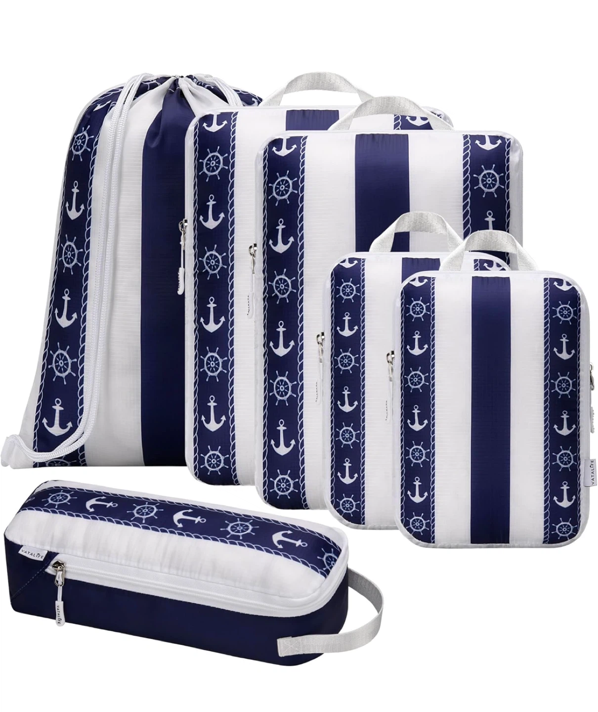 Compression Packing Cubes 6-Piece Set save Luggage space