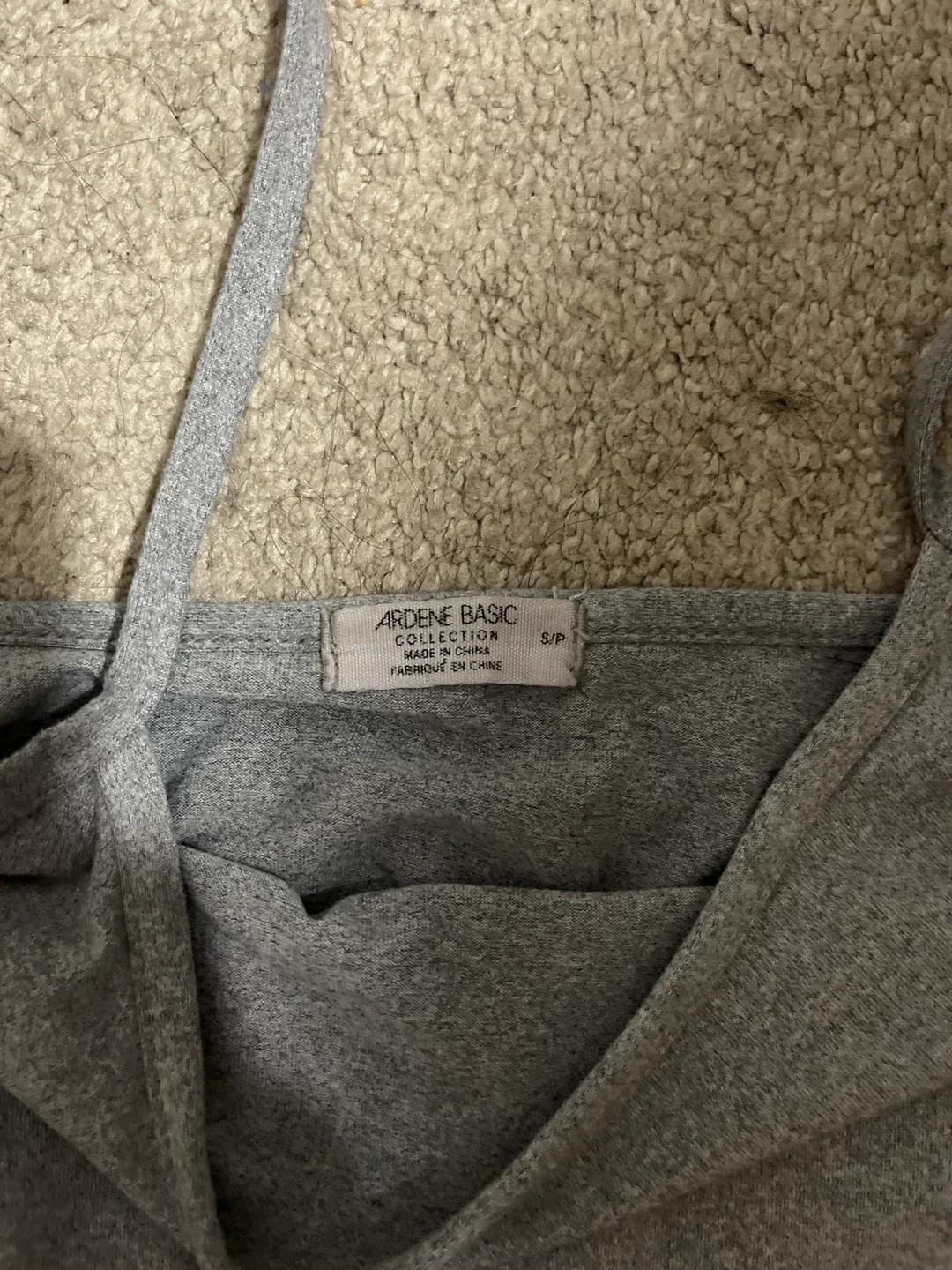 Ardene Basic Grey Tank Top - Size S/P image indicator(2)