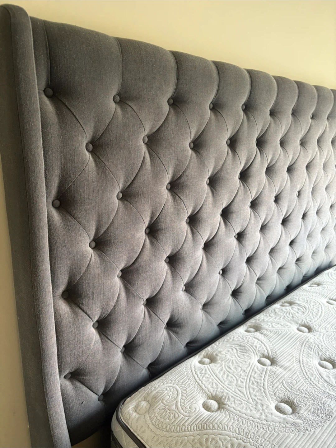 King Bed Frame and Chiropractic Crescent Euro Top Mattress - photo 2