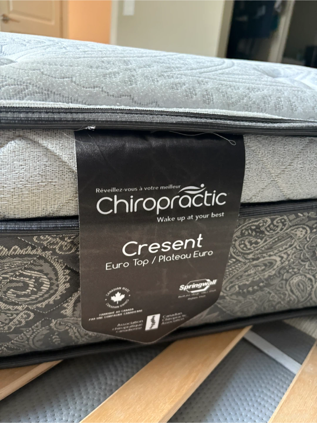 King Bed Frame and Chiropractic Crescent Euro Top Mattress - photo 4
