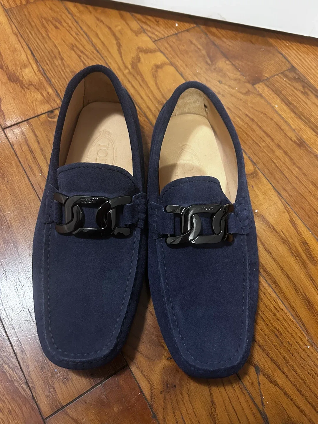 Tod's Blue Suede Loafers thumbnail