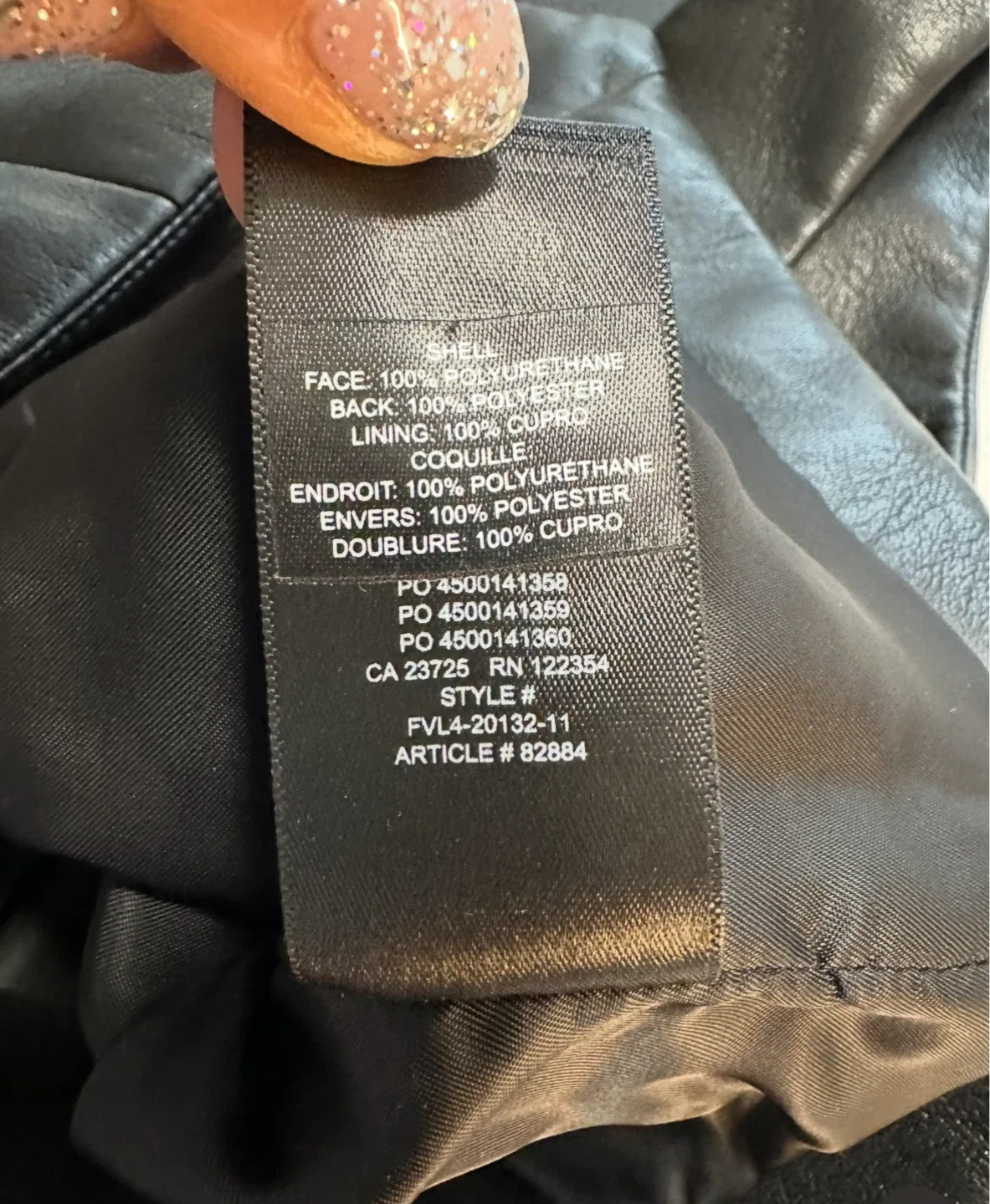 Wilfred Black Faux Leather Vest - Size 8 image indicator(5)