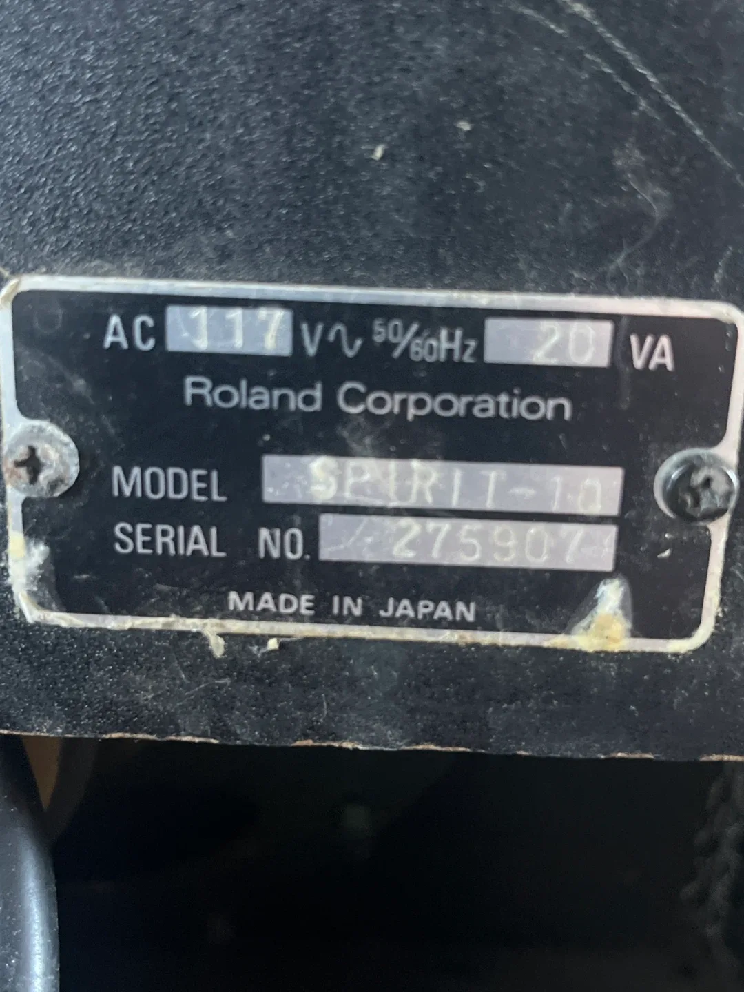 Roland Spirit 10 Guitar Amplifier image indicator(2)
