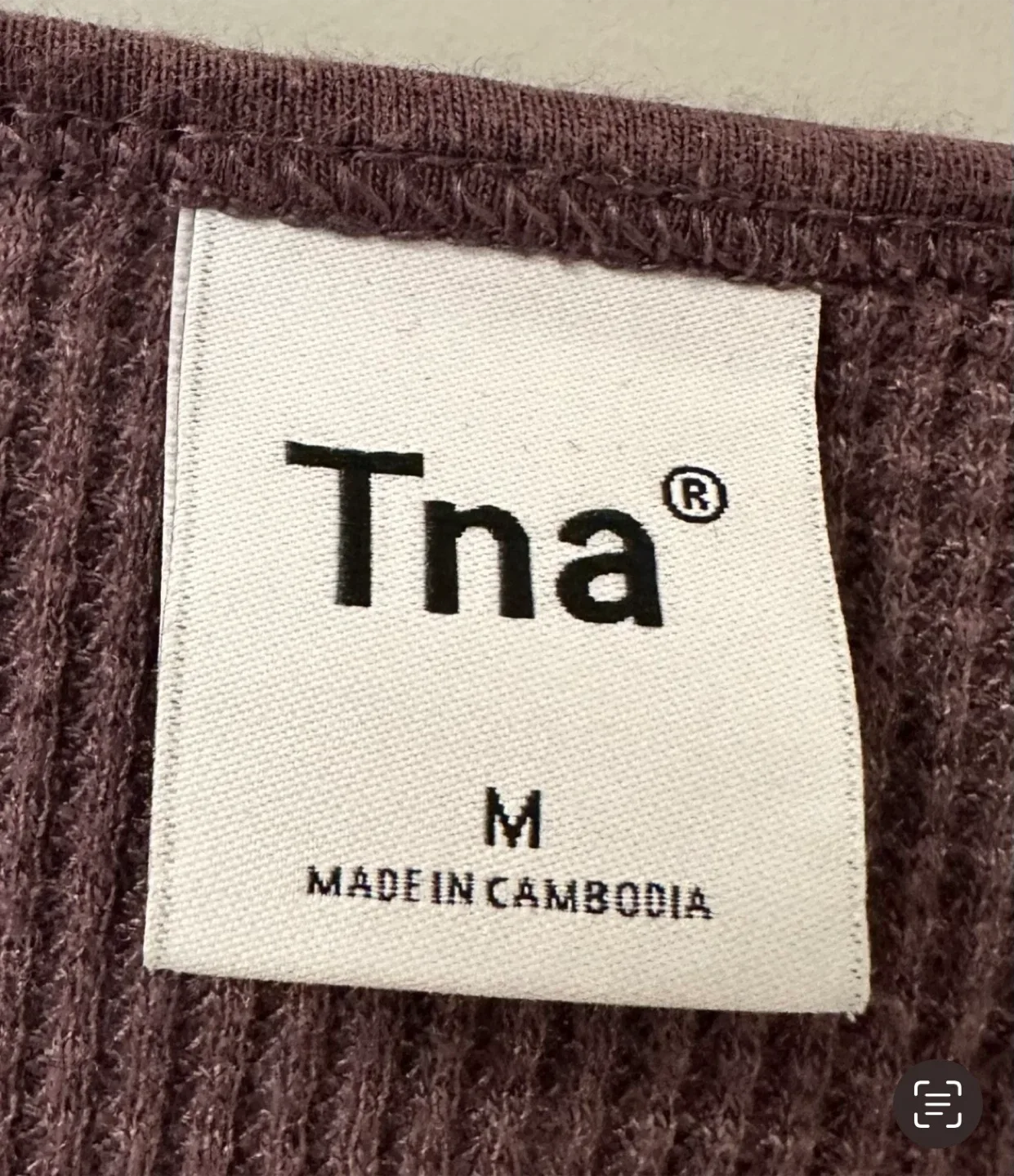 Tna Thermal Scoopneck Top - Size M image indicator(3)