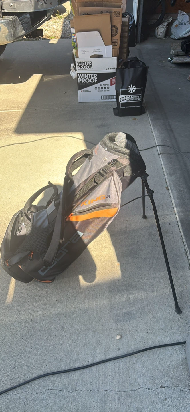 Cobra Golf Bag - Grey and Orange