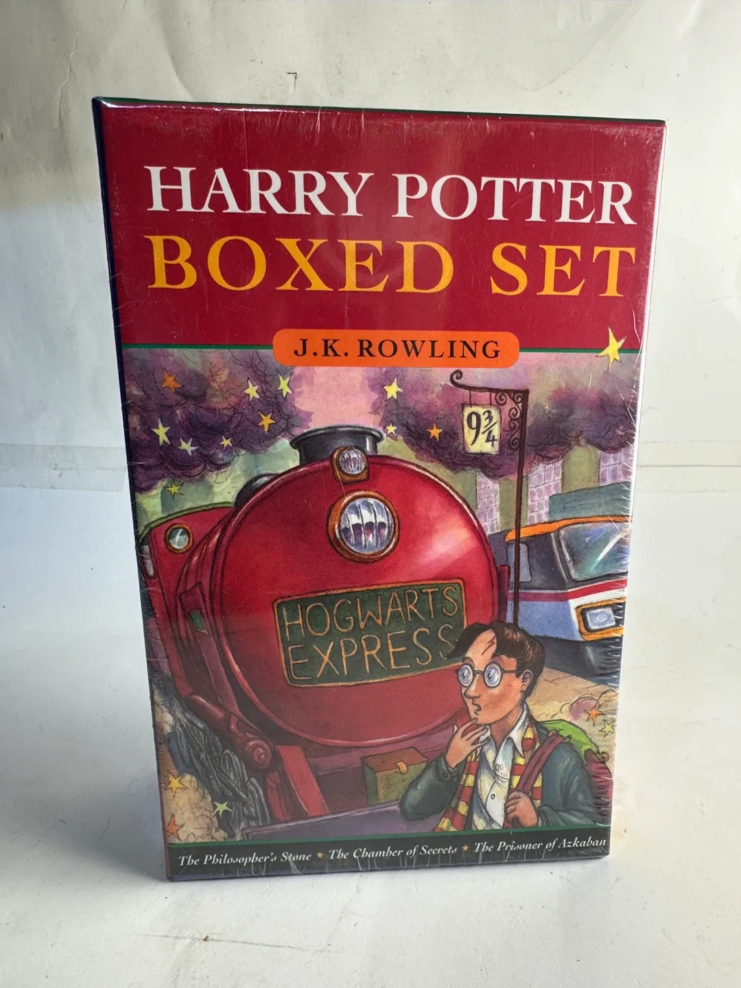 Harry Potter Books Set of 3 Box 1999 JK Rowling RainCoast Sealed thumbnail