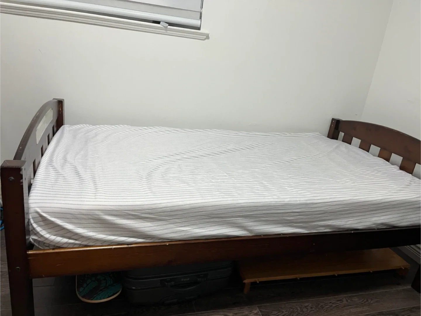 Wooden Bed Frame and Mattress image indicator(3)