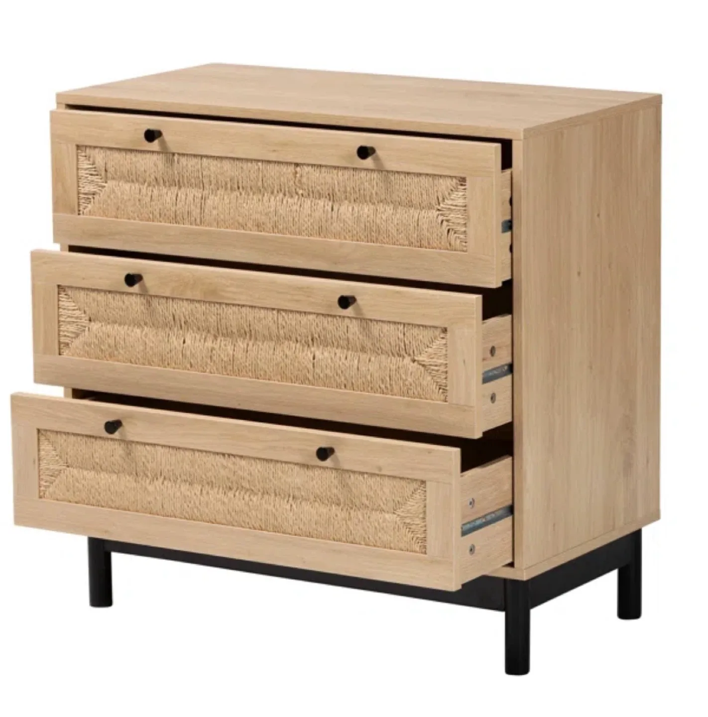 Oak Wood 3-Drawer Dresser (need assembly) image indicator(2)