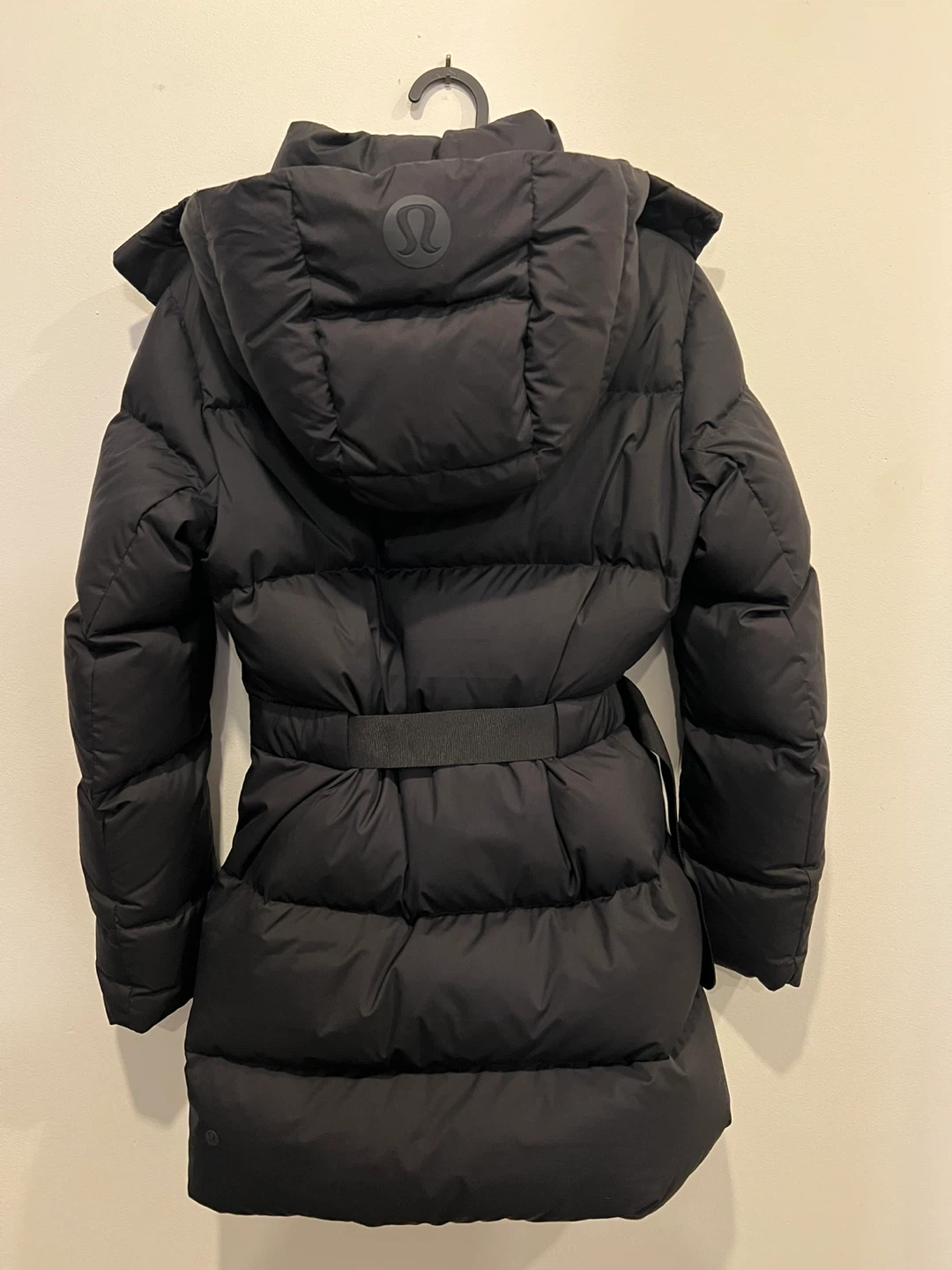 Lululemon Wunder Puff Long Jacket - Black, Size 2 - photo 2
