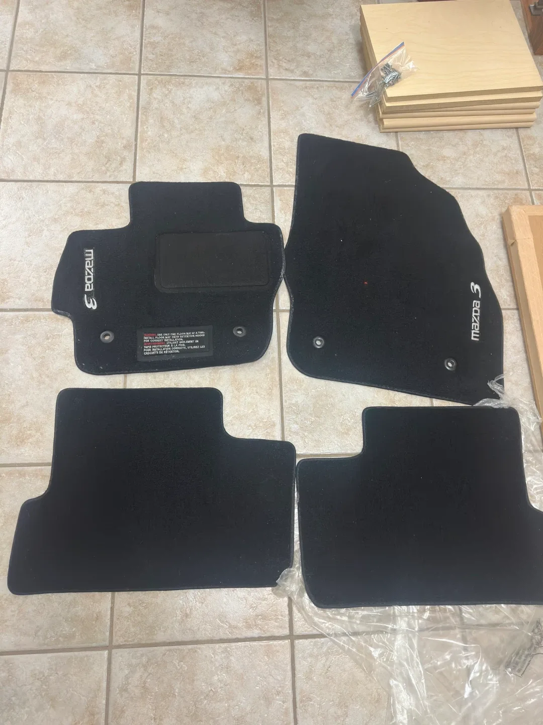 Mazda 3 OEM floor mats 2010-2013 thumbnail