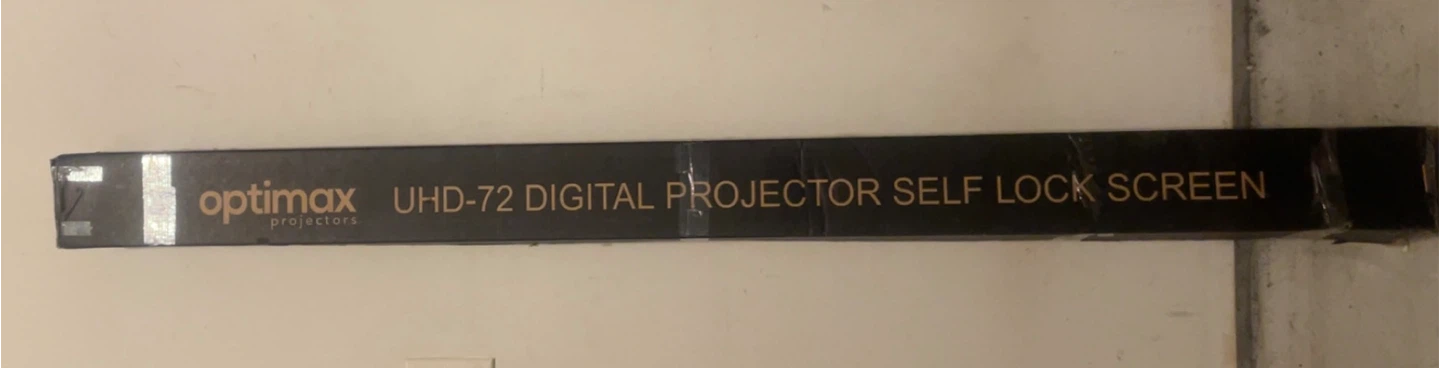 Optimax UHD-72 Digital Projector Self Lock Screen - photo 2