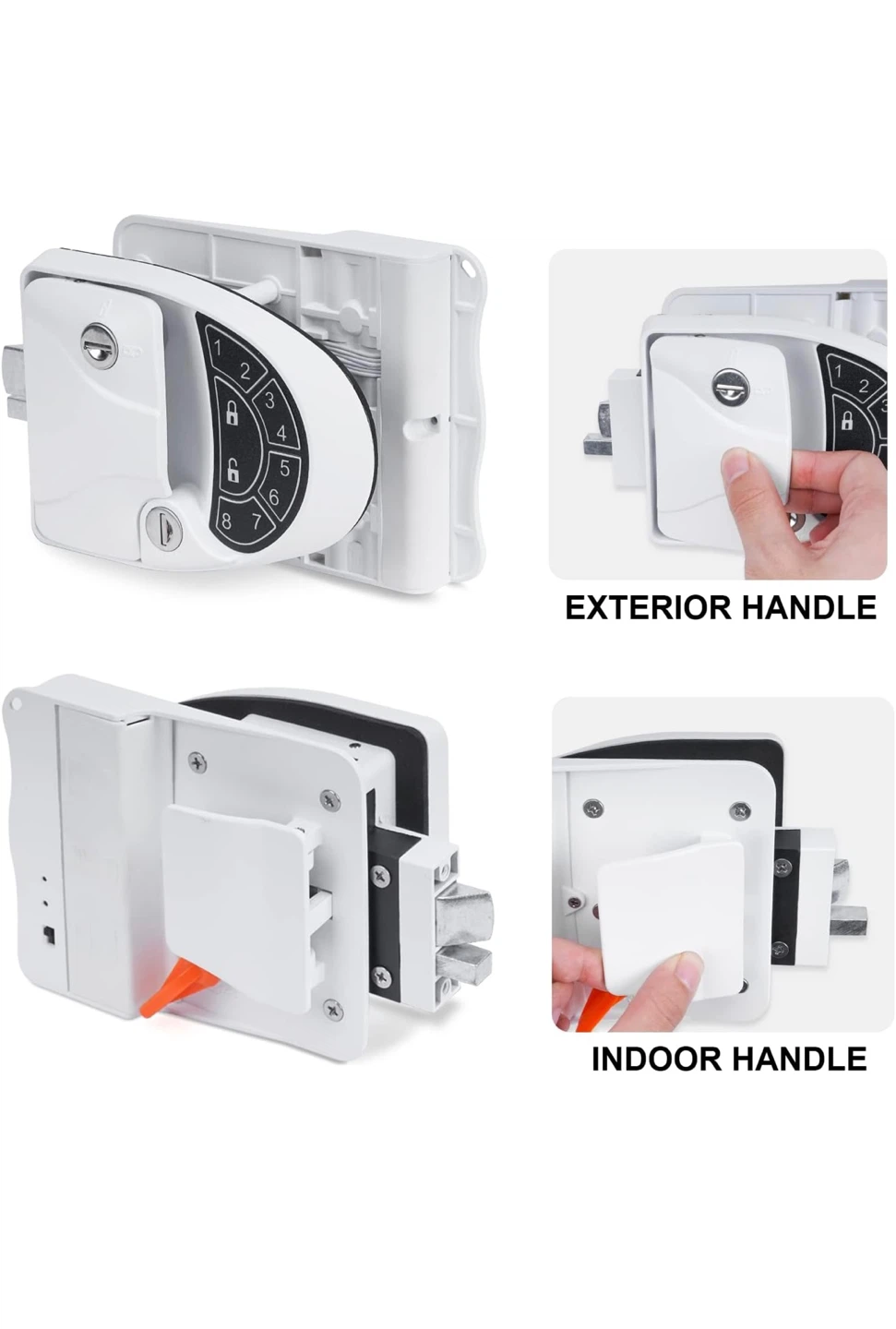BIGTUR RV Keyless Entry Door Lock - photo 4