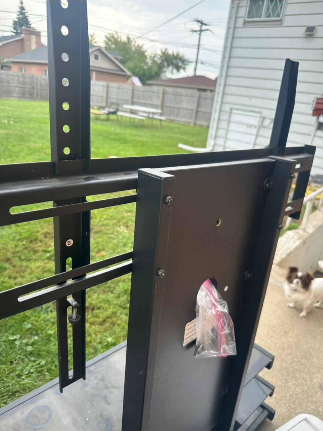 Black TV Stand with Mount - photo 3