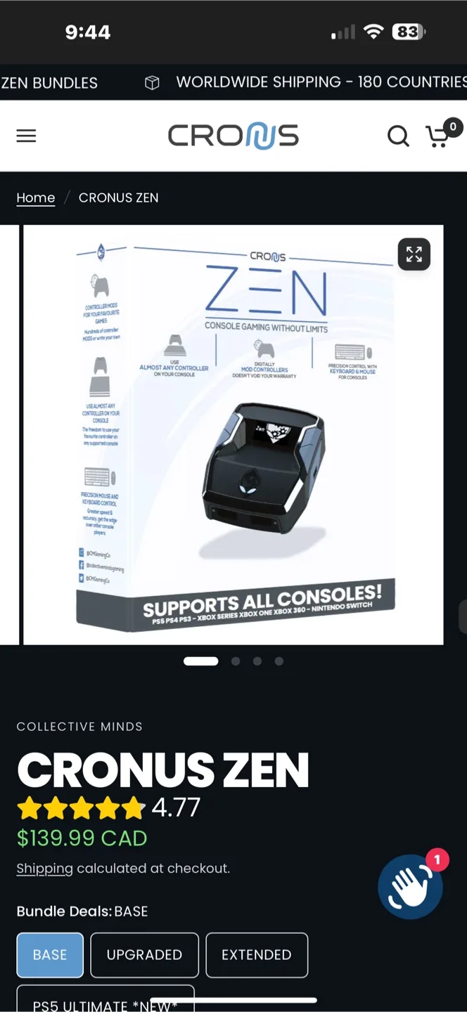 Collective Minds Cronus Zen Cross-Platform Controller Adapter image indicator(6)