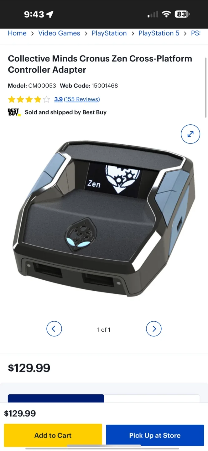 Collective Minds Cronus Zen Cross-Platform Controller Adapter image indicator(7)