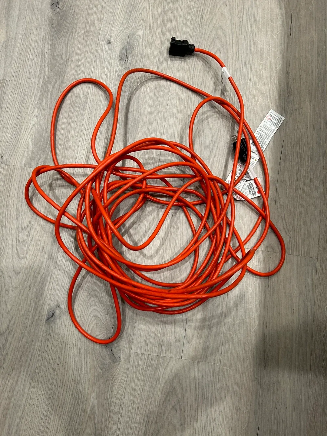 Orange heavy duty, Extension Cord outdoor three prong thumbnail