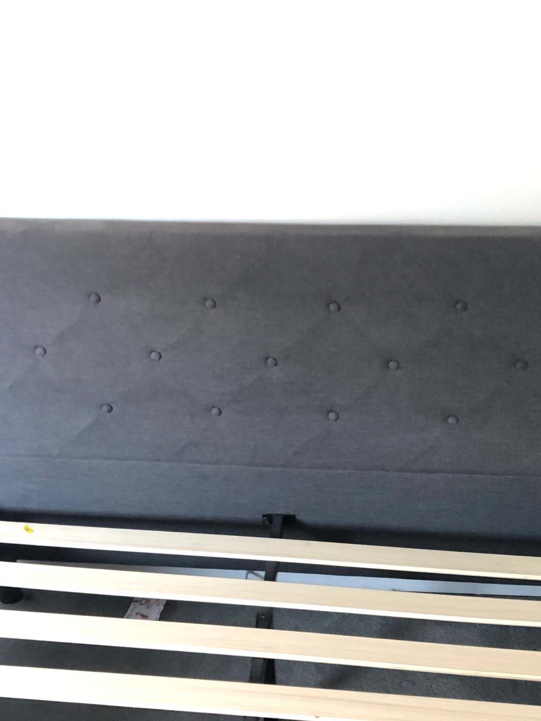 ZINUS Shalini Upholstered Platform Bed Frame - Dark Grey, Queen - photo 2