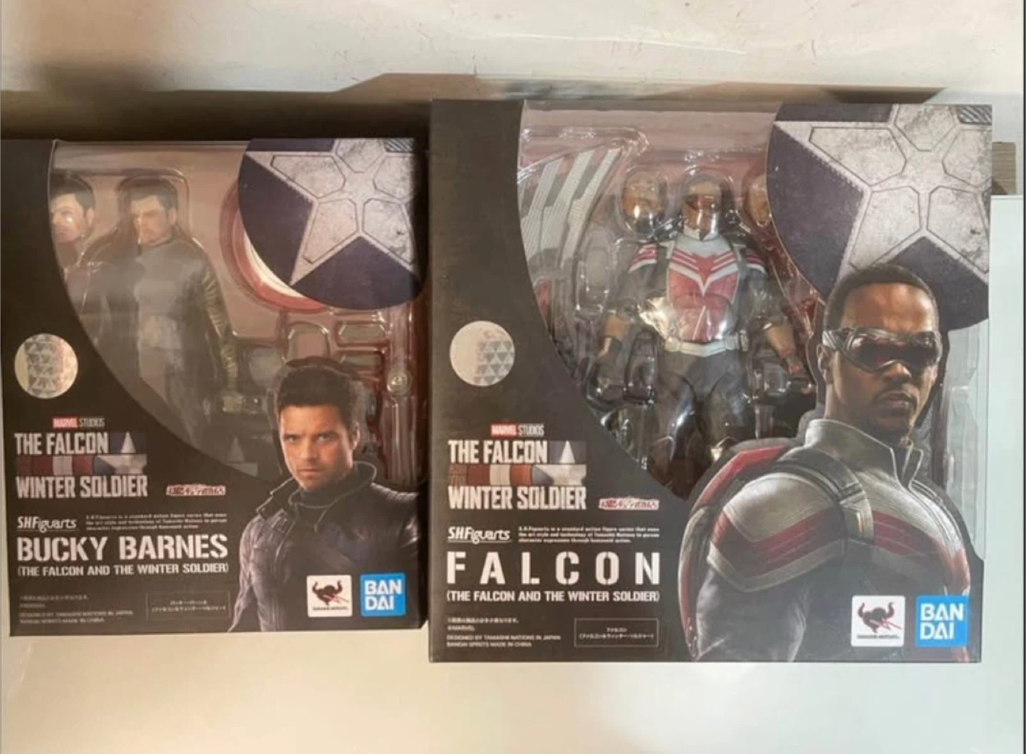 S.H.Figuarts Falcon and Bucky Barnes