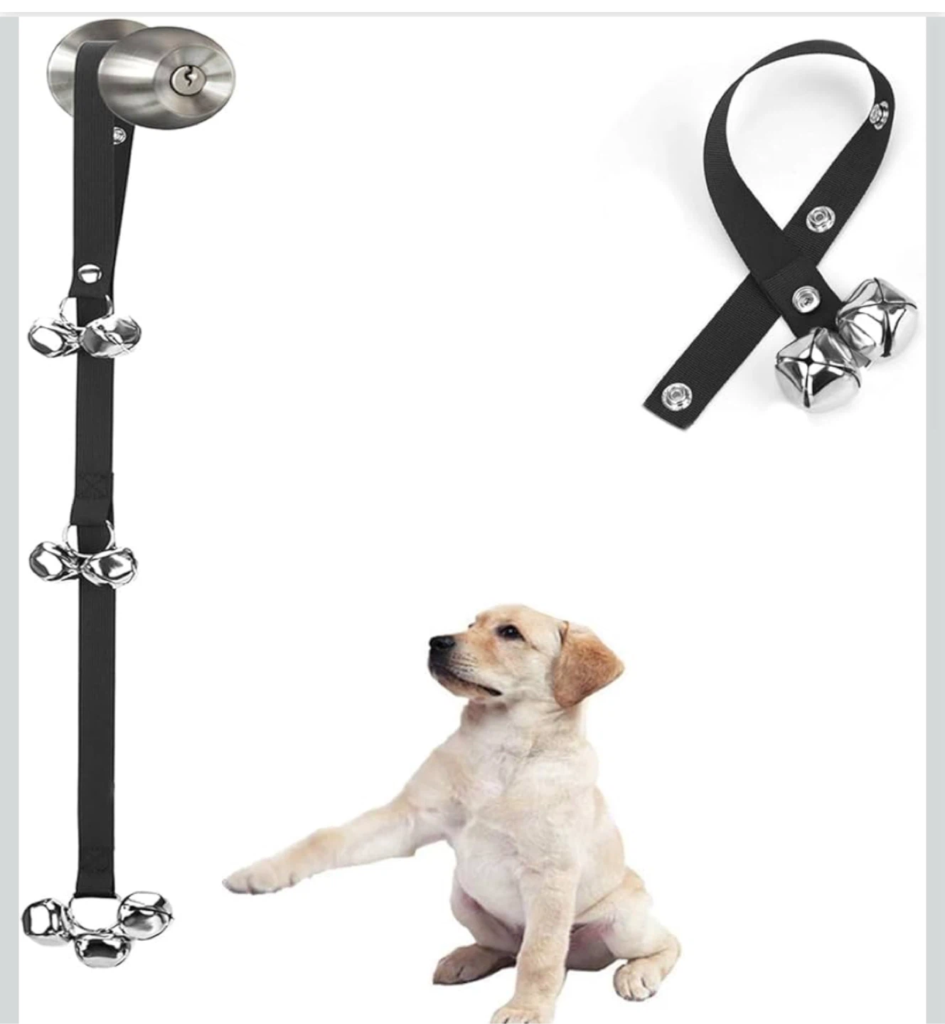 Puppy Bells Dog Doorbells Door Knob/Potty Training