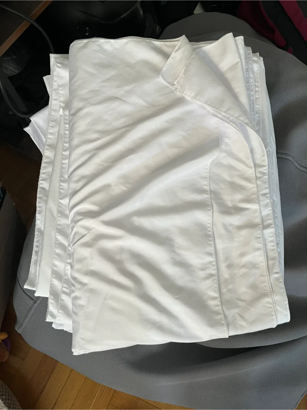 White Tablecloth 90 x 156 Inch thumbnail