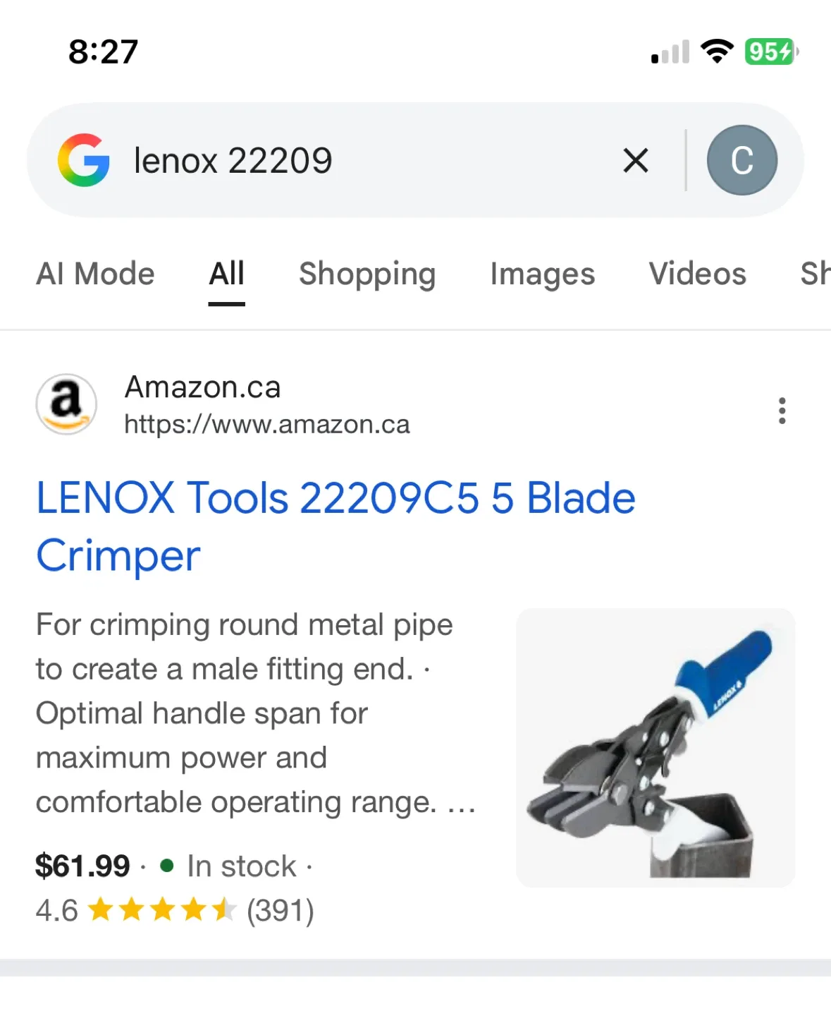 LENOX CRIMPER image indicator(7)