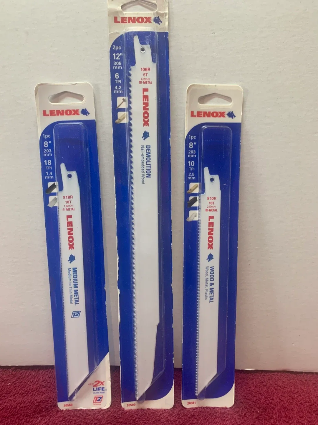 Lenox & Milwaukee Sawzall Reciprocating Saw Blades image indicator(6)