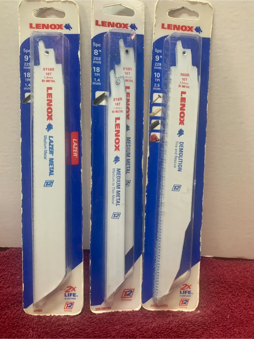 Lenox & Milwaukee Sawzall Reciprocating Saw Blades image indicator(5)