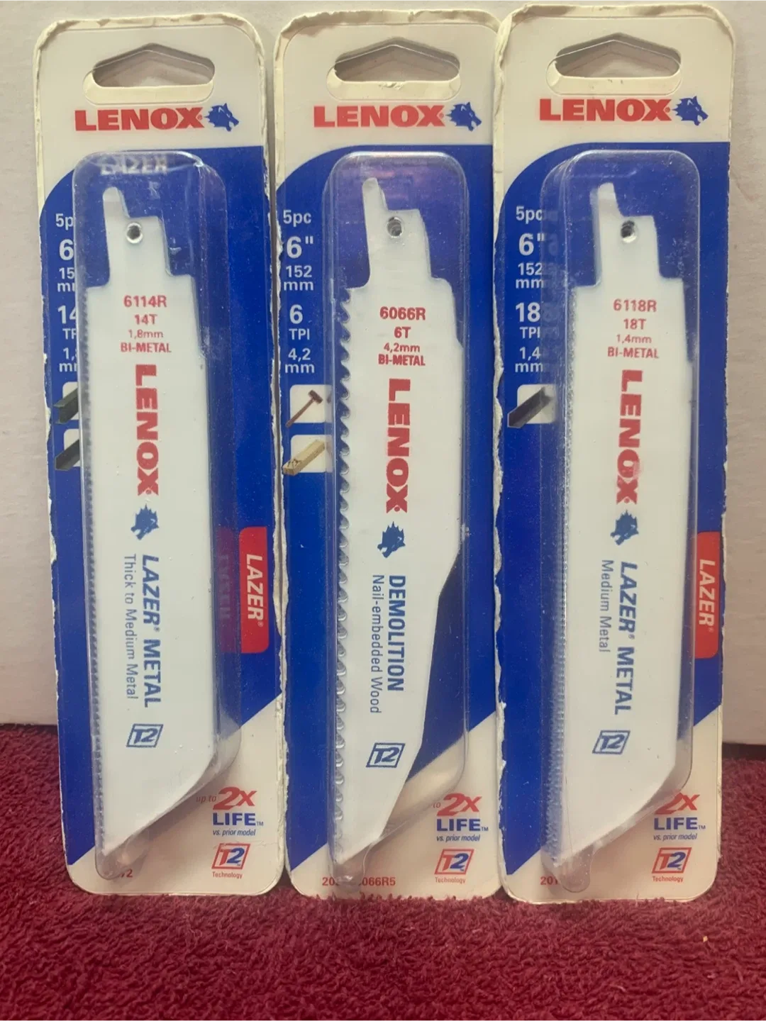 Lenox & Milwaukee Sawzall Reciprocating Saw Blades image indicator(4)