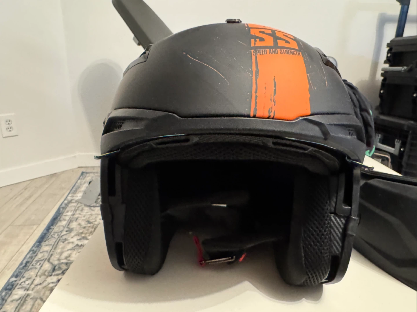 Speed and Strength  Helmet - Black/Orange - photo 4