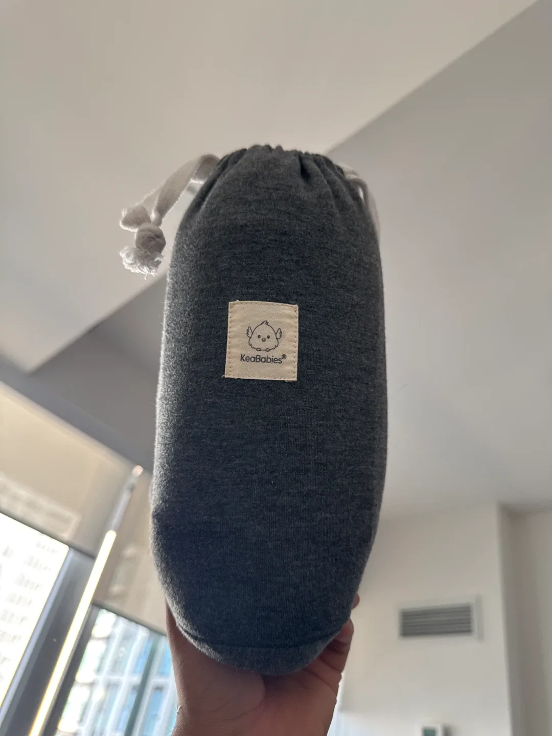 KeaBabies Grey Baby Wrap Carrier