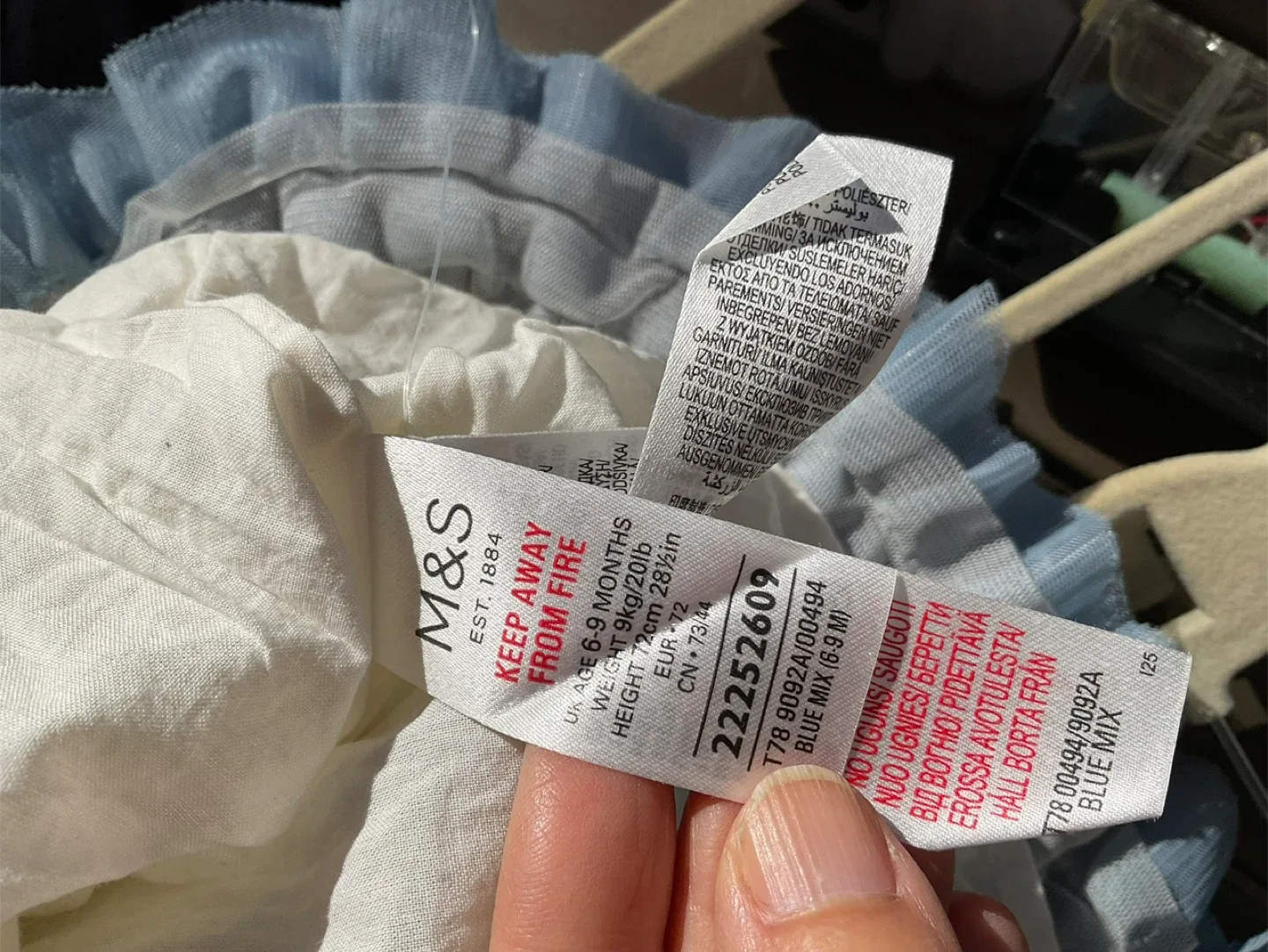 M&S Baby Dress (6-9 Months) image indicator(5)