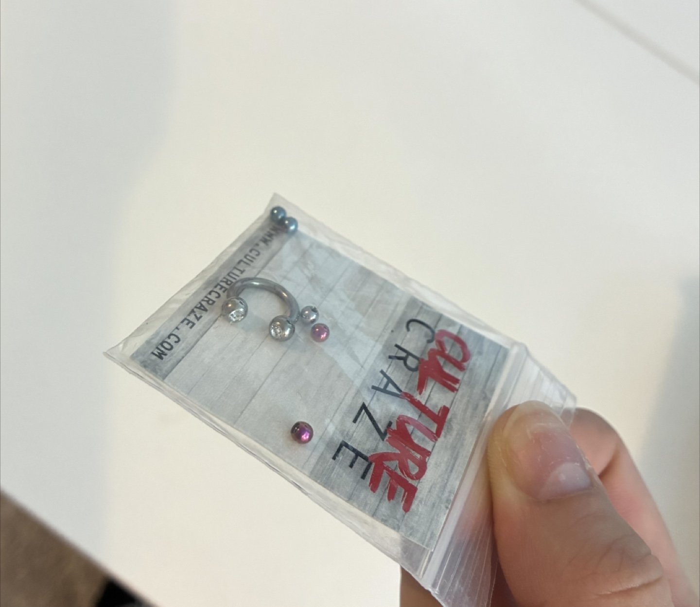 Body jewelry with replacement balls - photo 2