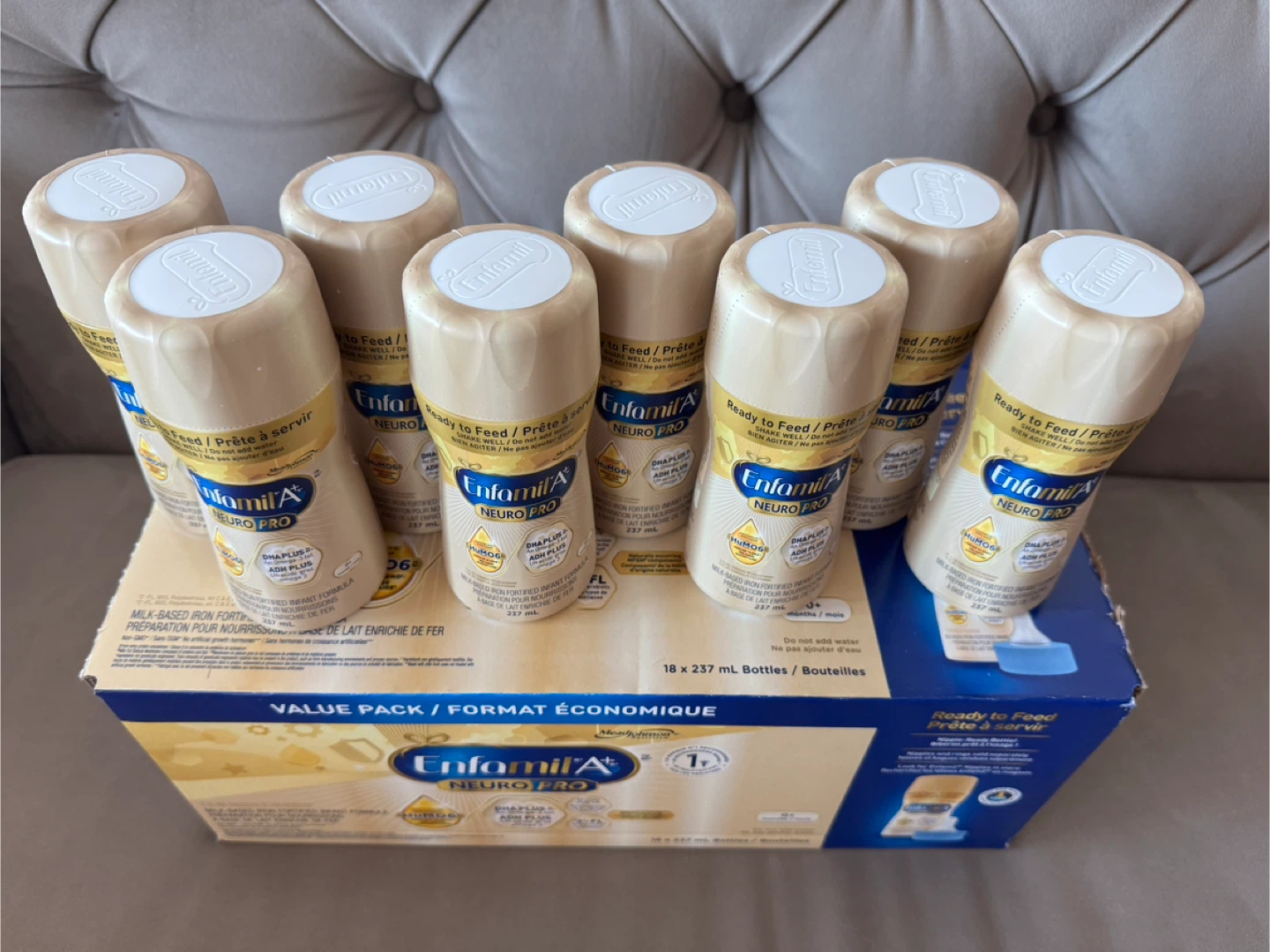 8 bottles - Enfamil A+ NeuroPro Ready to Feed 237ml - photo 2