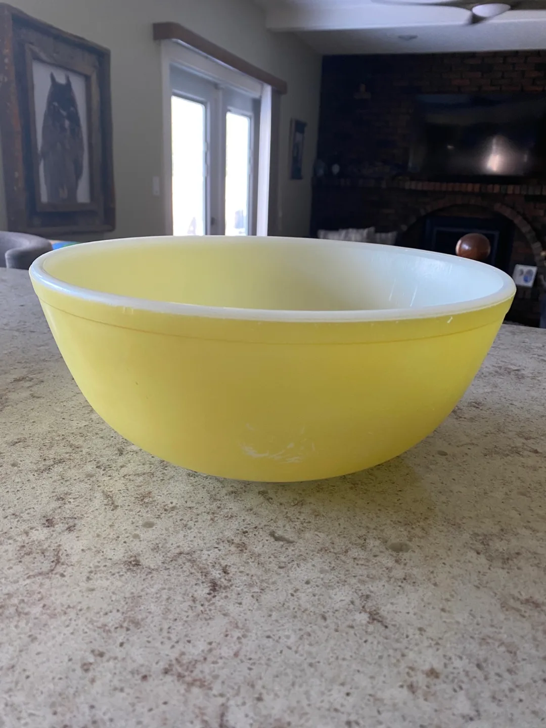 Vintage Pyrex Yellow Mixing Bowl 404 image indicator(5)
