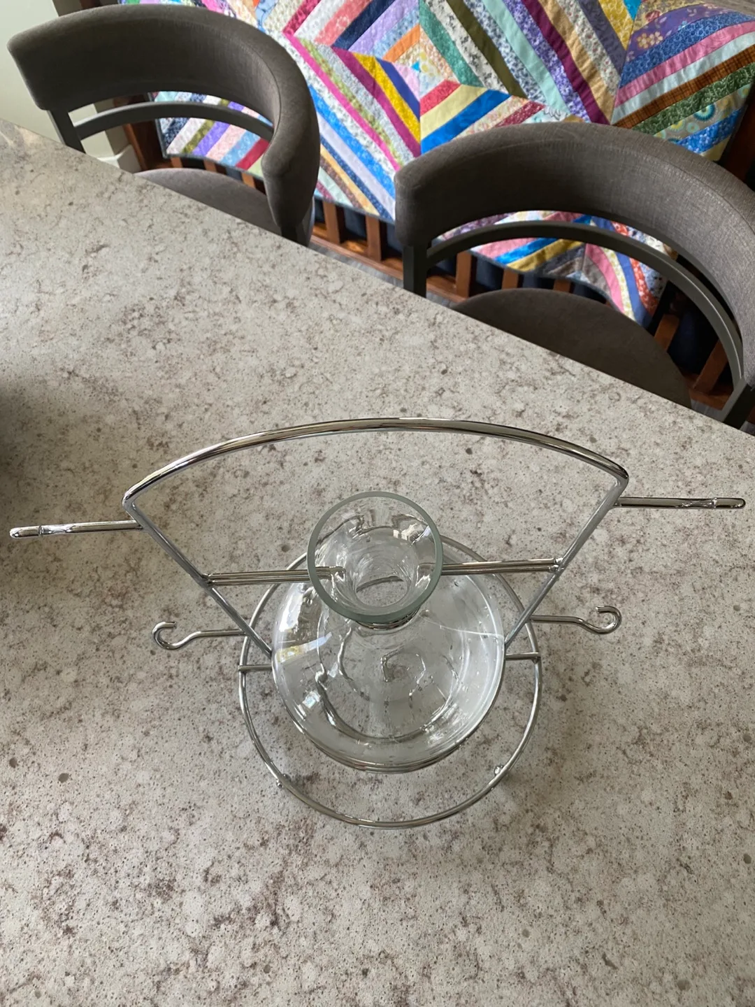 Wine Decanter and wine glass holder image indicator(3)