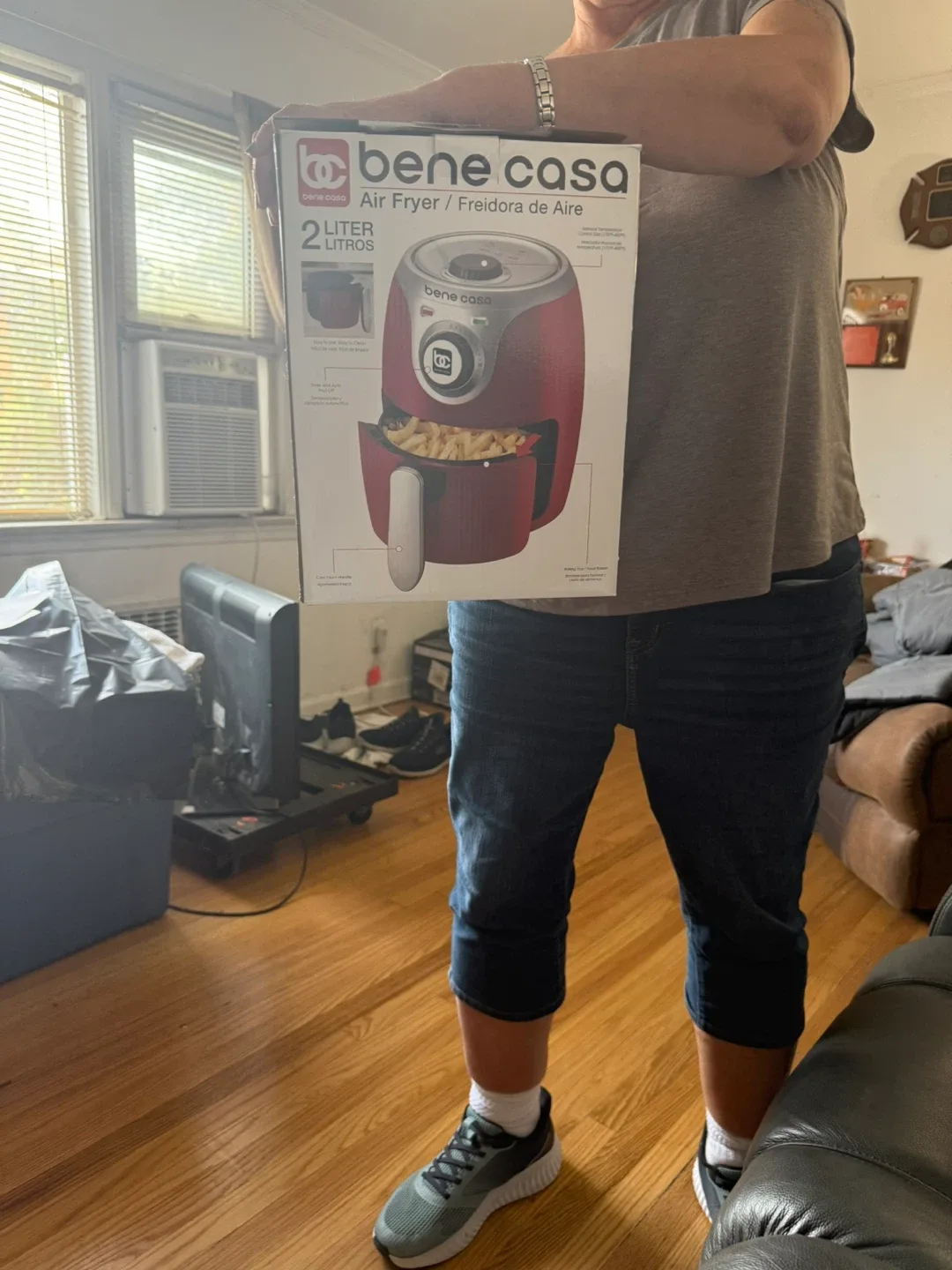 Bene Casa 2 Liter Air Fryer - Red image indicator(2)