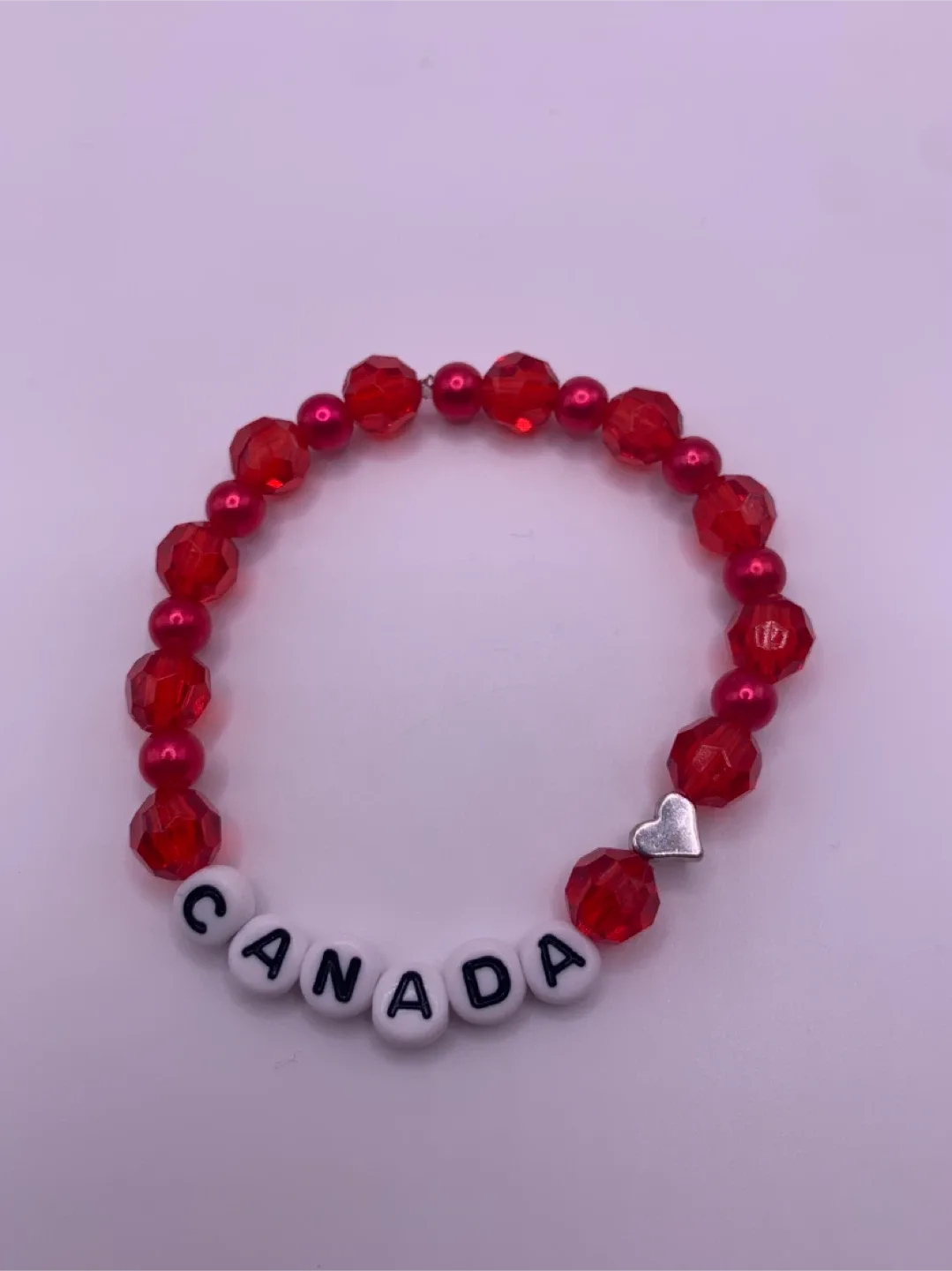 Handmade Beaded Bracelet - Canada Theme image indicator(2)