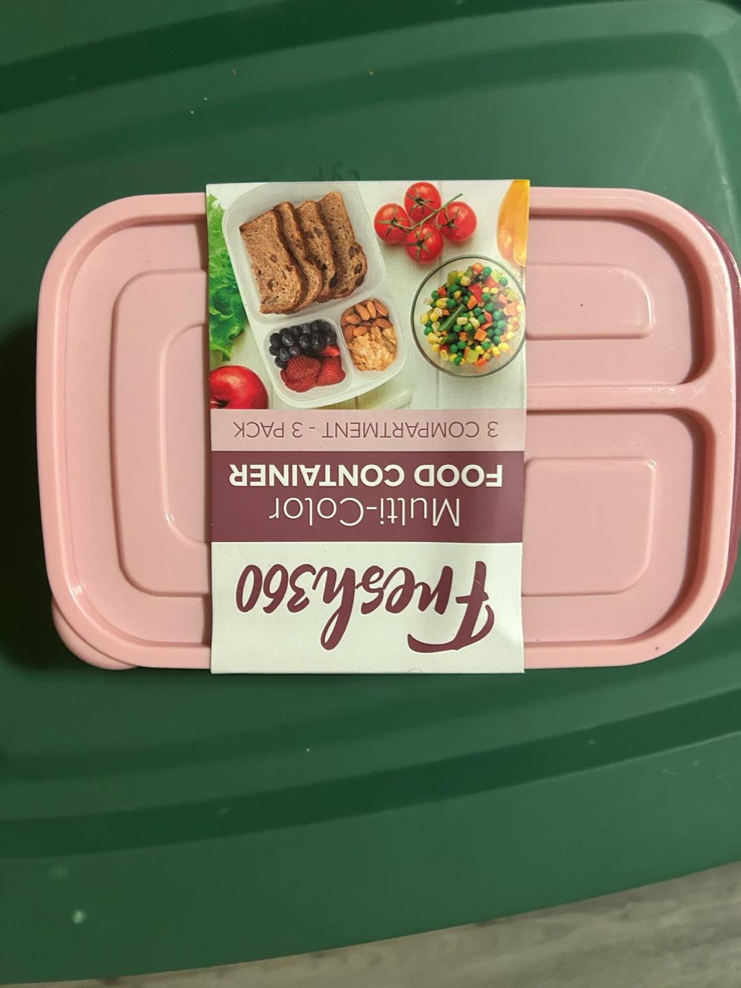Fresh 360 Multi-Color Food Container - 3 Pack