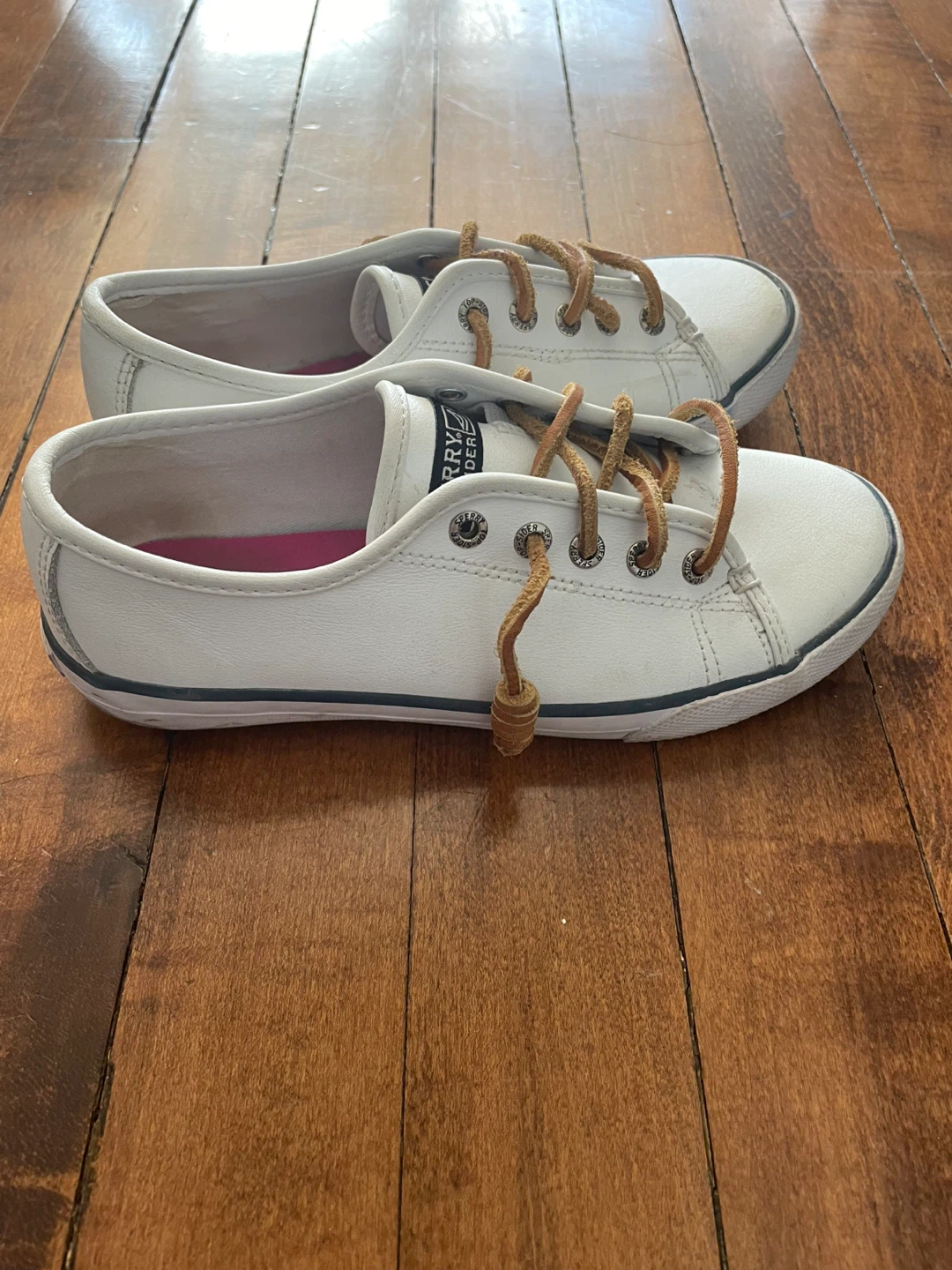 Sperry Top-Sider Seacoast White Sneakers - Size 2 - photo 2