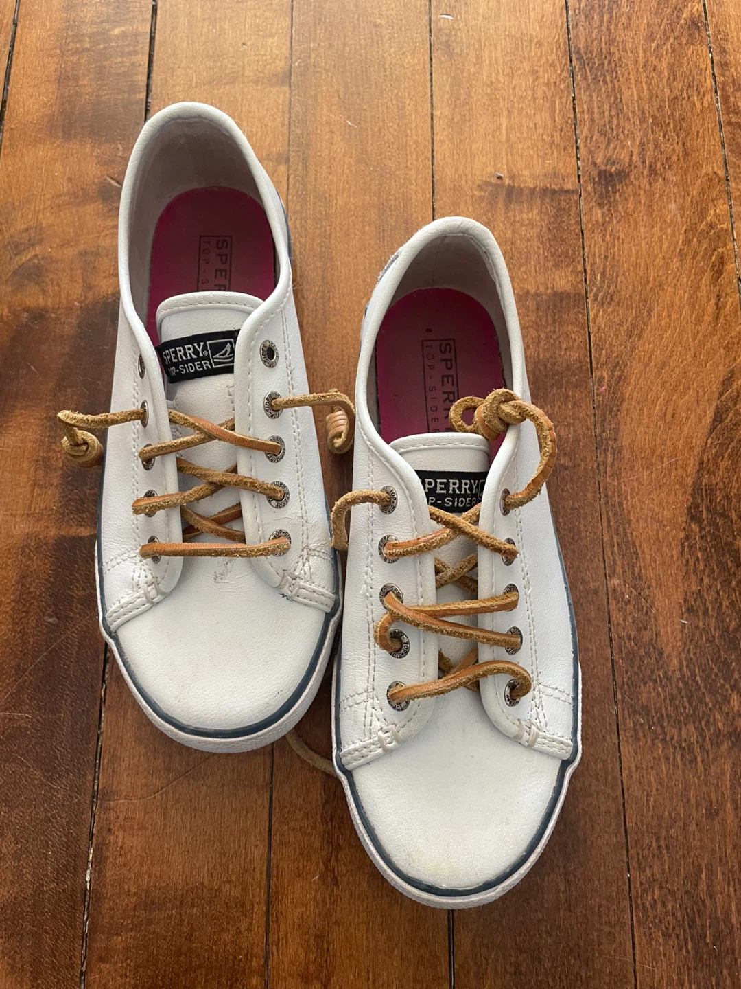 Sperry Top-Sider Seacoast White Sneakers - Size 2
