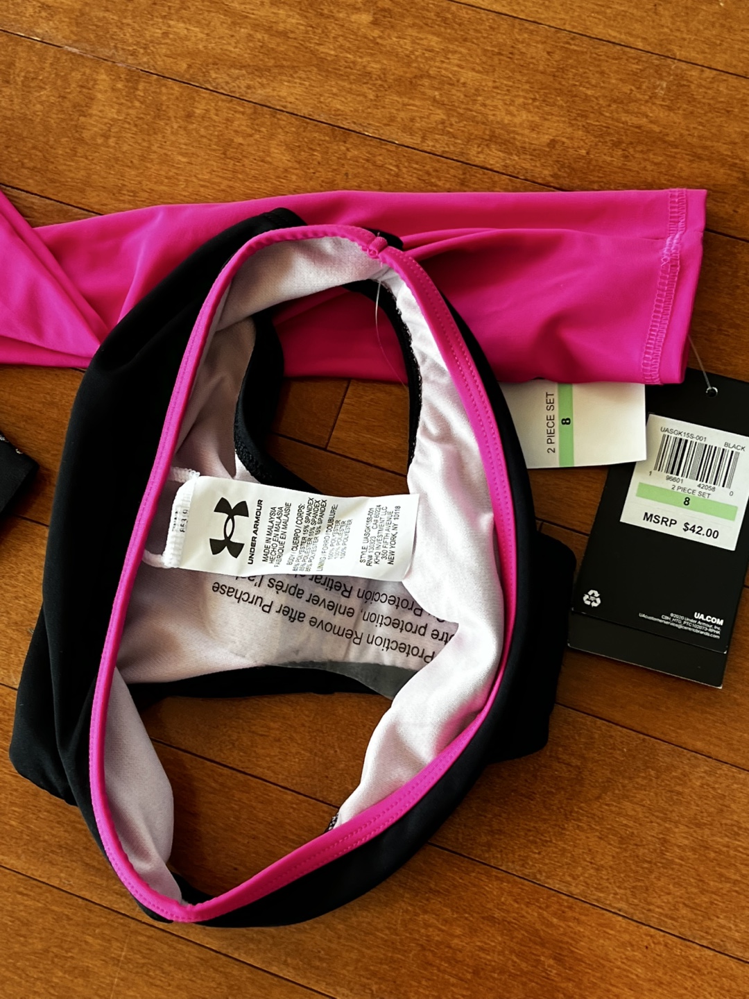 Under Armour 2-Piece Swim Set - Size 8 - New - photo 3