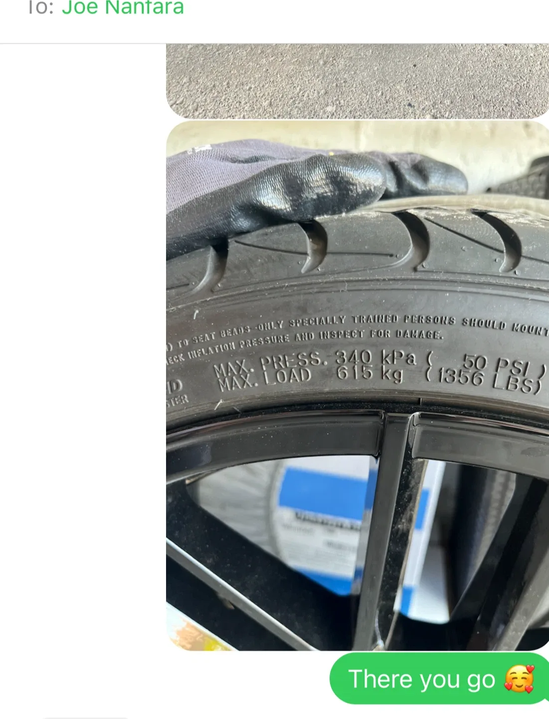 295/35ZR20 Black Rims and Tires image indicator(2)