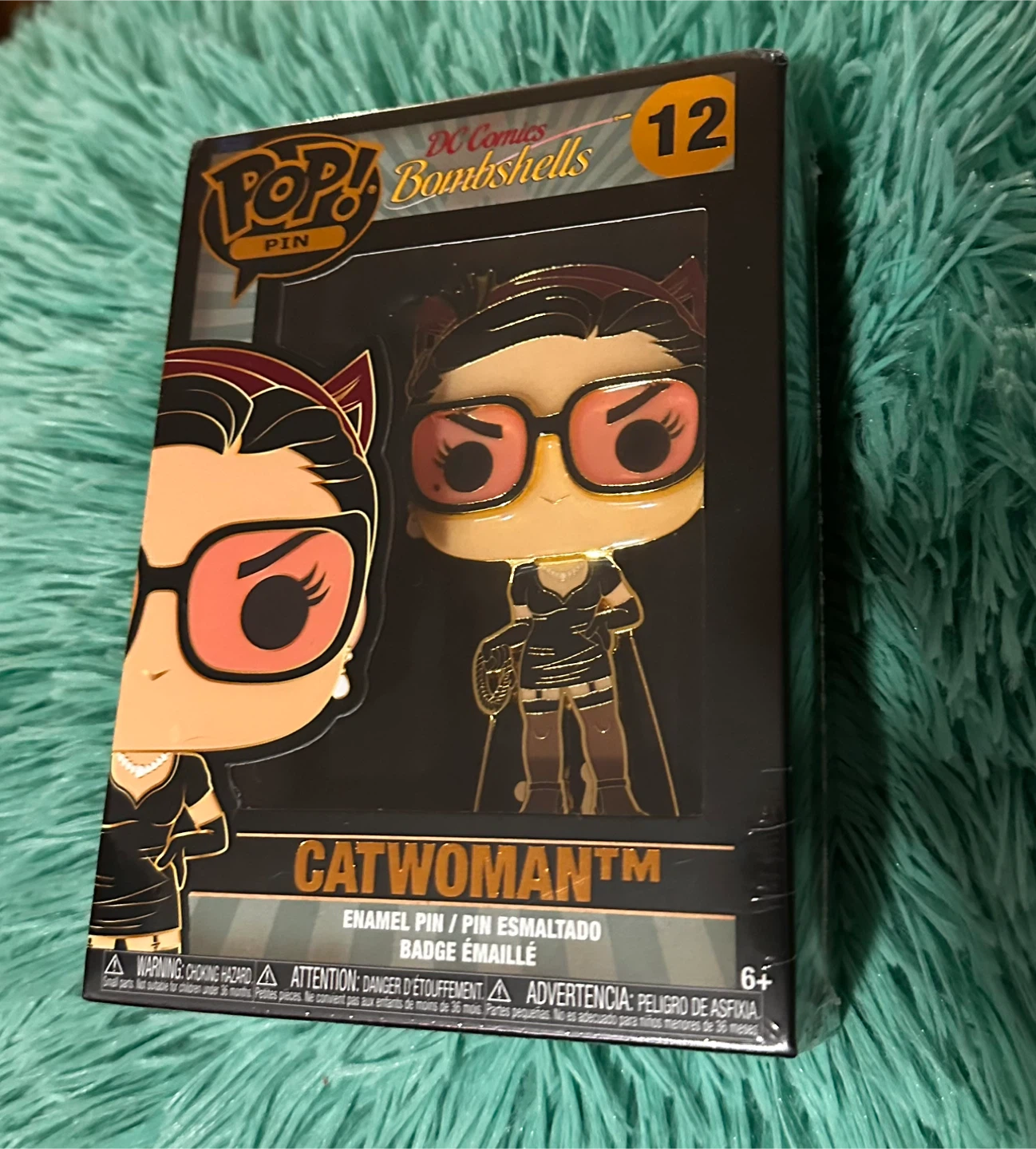 Funko Pop! DC Bombshells Catwoman Enamel Pin