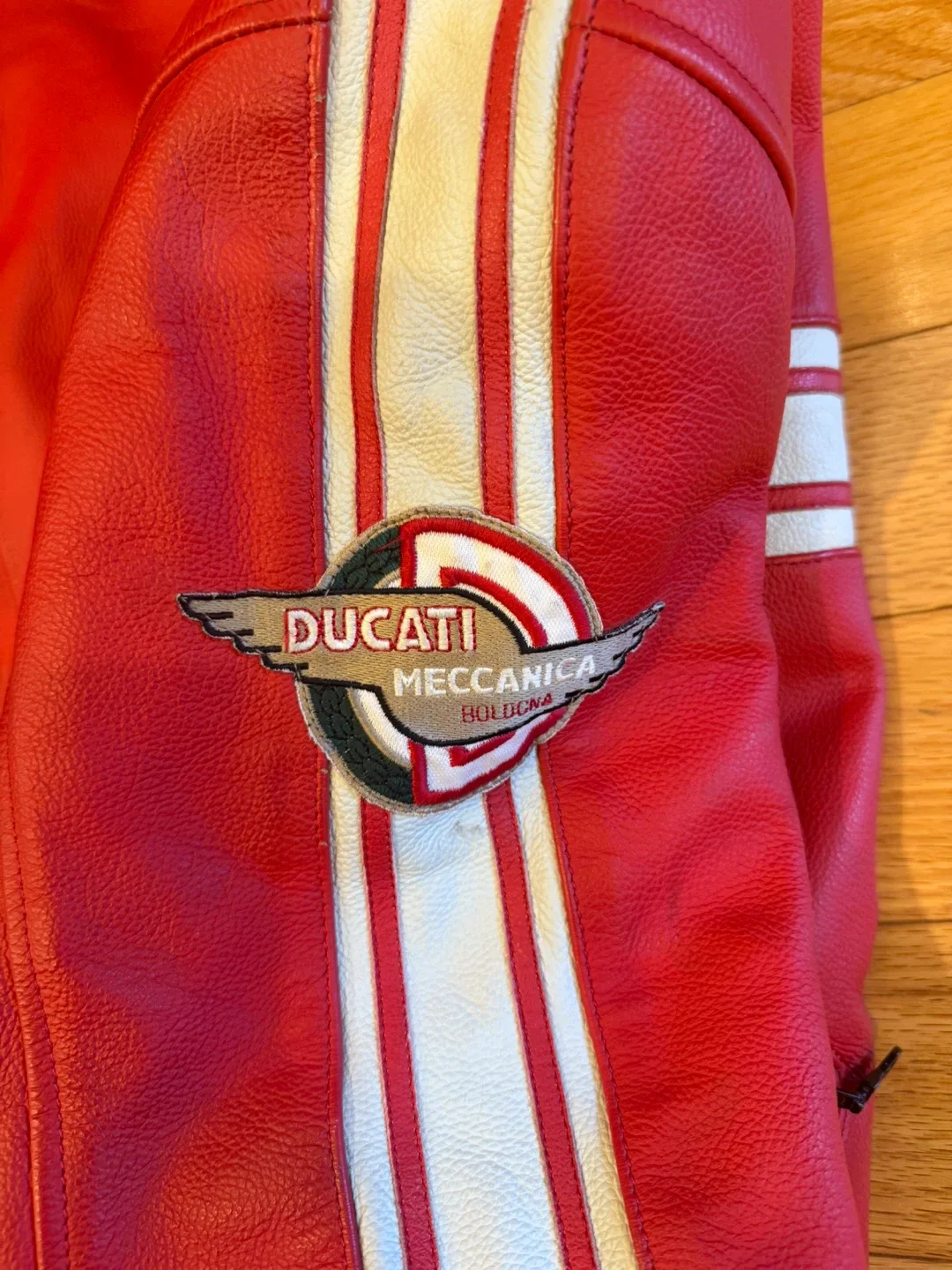Ducati Meccanica Bologna Red Leather Jacket image indicator(3)