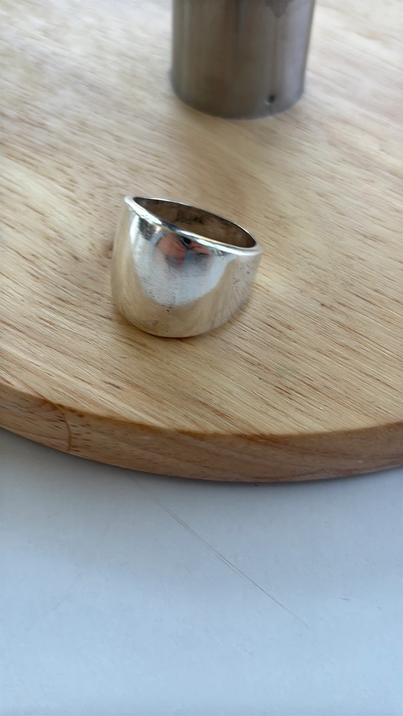 Real Silver Tone Ring