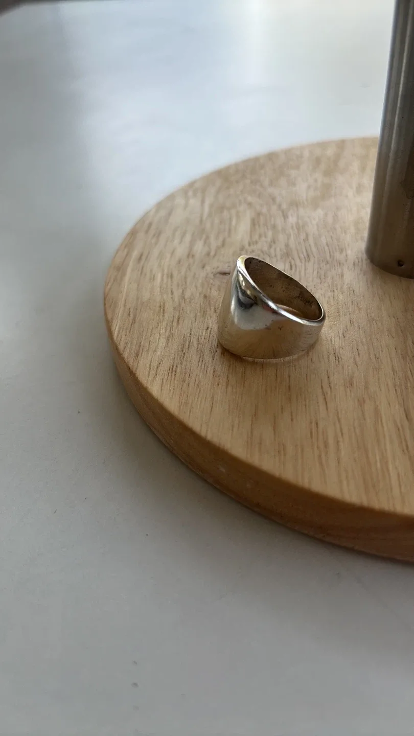 Real Silver Tone Ring image indicator(7)