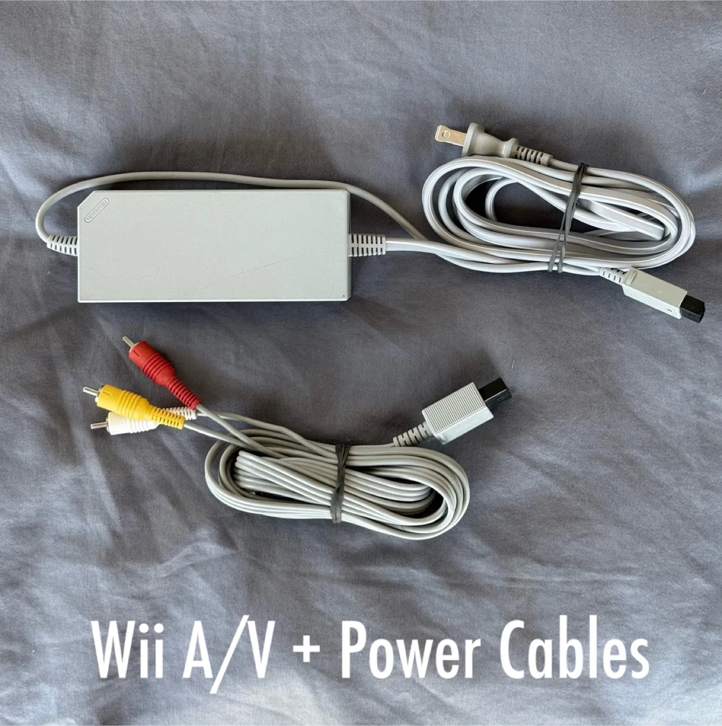 Nintendo Wii A/V and Power Cables