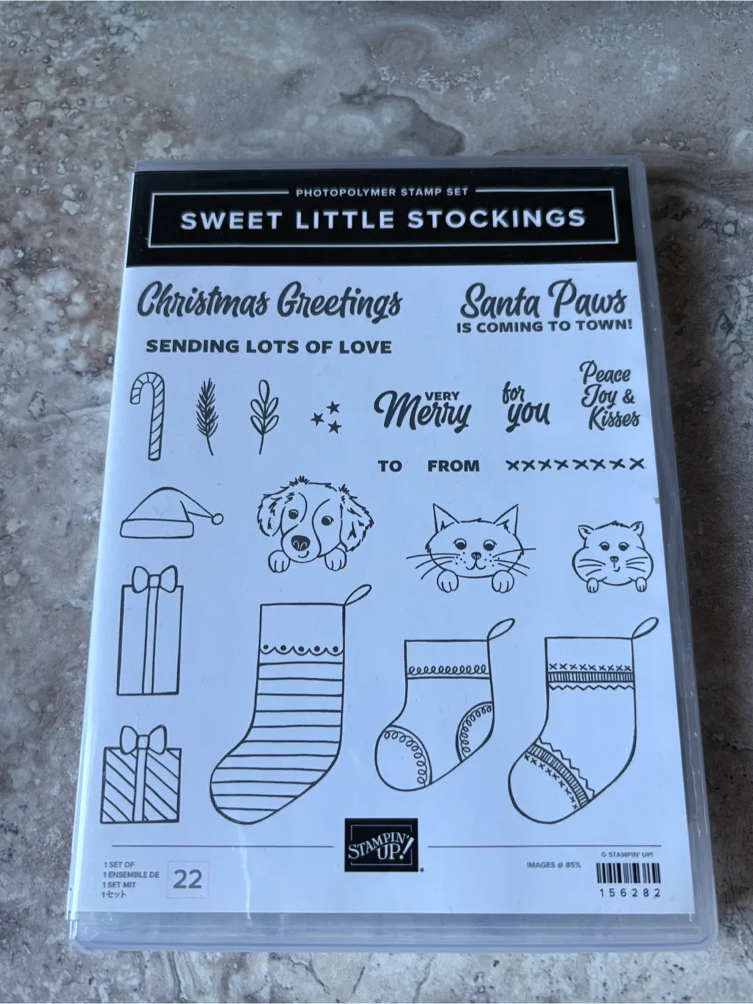 Stampin’ Up Stamp Set NIB - Sweet Little Stockings thumbnail